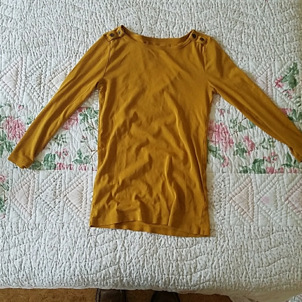 3/4 sleeve j crew top